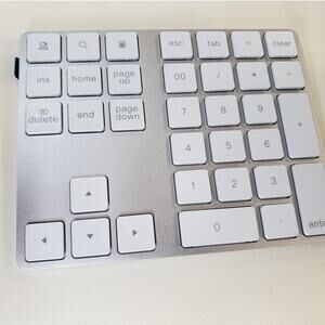 Lekvey Bluetooth Number Pad, Aluminum Rechargeable Wireless Numeric Keypad Slim